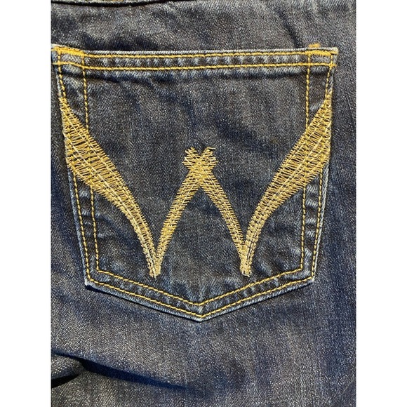 Wrangler Jeans Cash Cowgirl Cut Bootcut Mid Rise Western Womens 11/12 x 32 - Picture 13 of 14